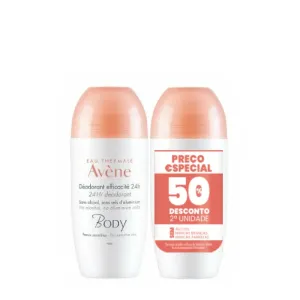 Avne Body Deodorant Roll-On 50ml DUO 50% 2UN