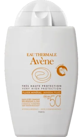 Avne Sunscreen SPF 50  Mineral Fluid 40ml