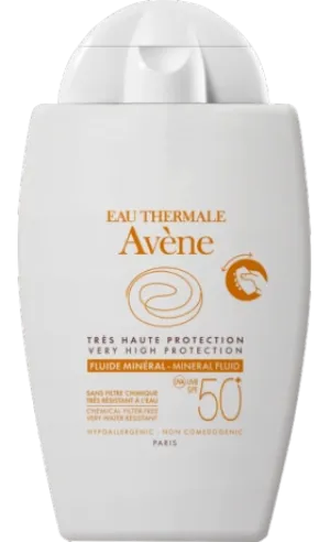 Avne Sunscreen SPF 50  Mineral Fluid 40ml