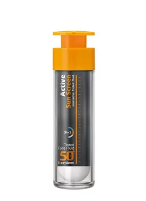 Frezyderm ACTIVE SUNSCREEN TINTED FACE FLUID SPF50  50ML