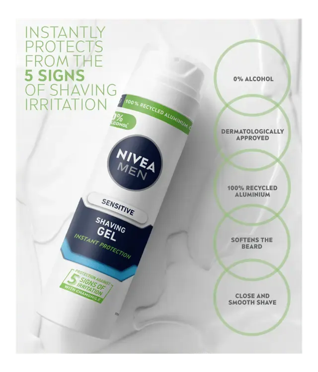 NIVEA MEN Sensitive Shaving Gel 200 ML