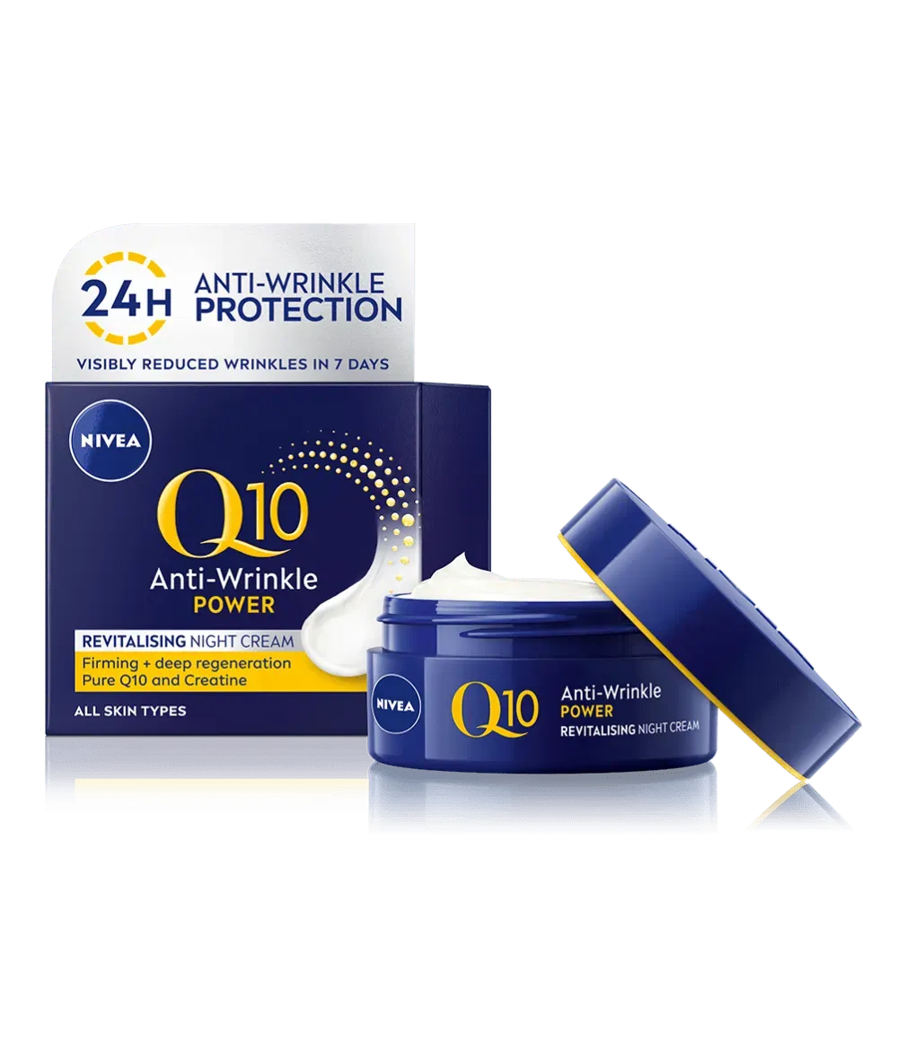 NIVEA Q10 Power Anti-Wrinkle Night Cream Moisturiser 50 ML