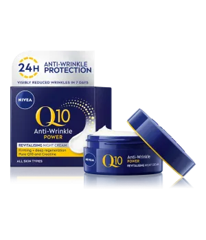 NIVEA Q10 Power Anti-Wrinkle Night Cream Moisturiser 50 ML