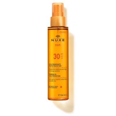 Nuxe Sun Tanning Oil for Face and Body FPS30 150ml