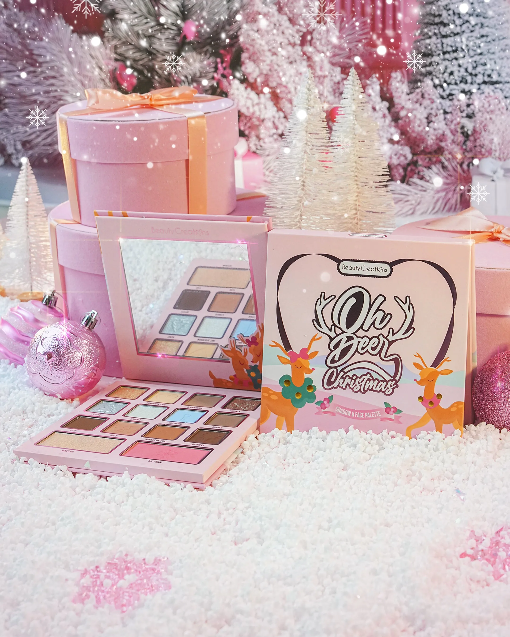 Oh Deer Christmas Shadow & Face Palette Beauty Creations