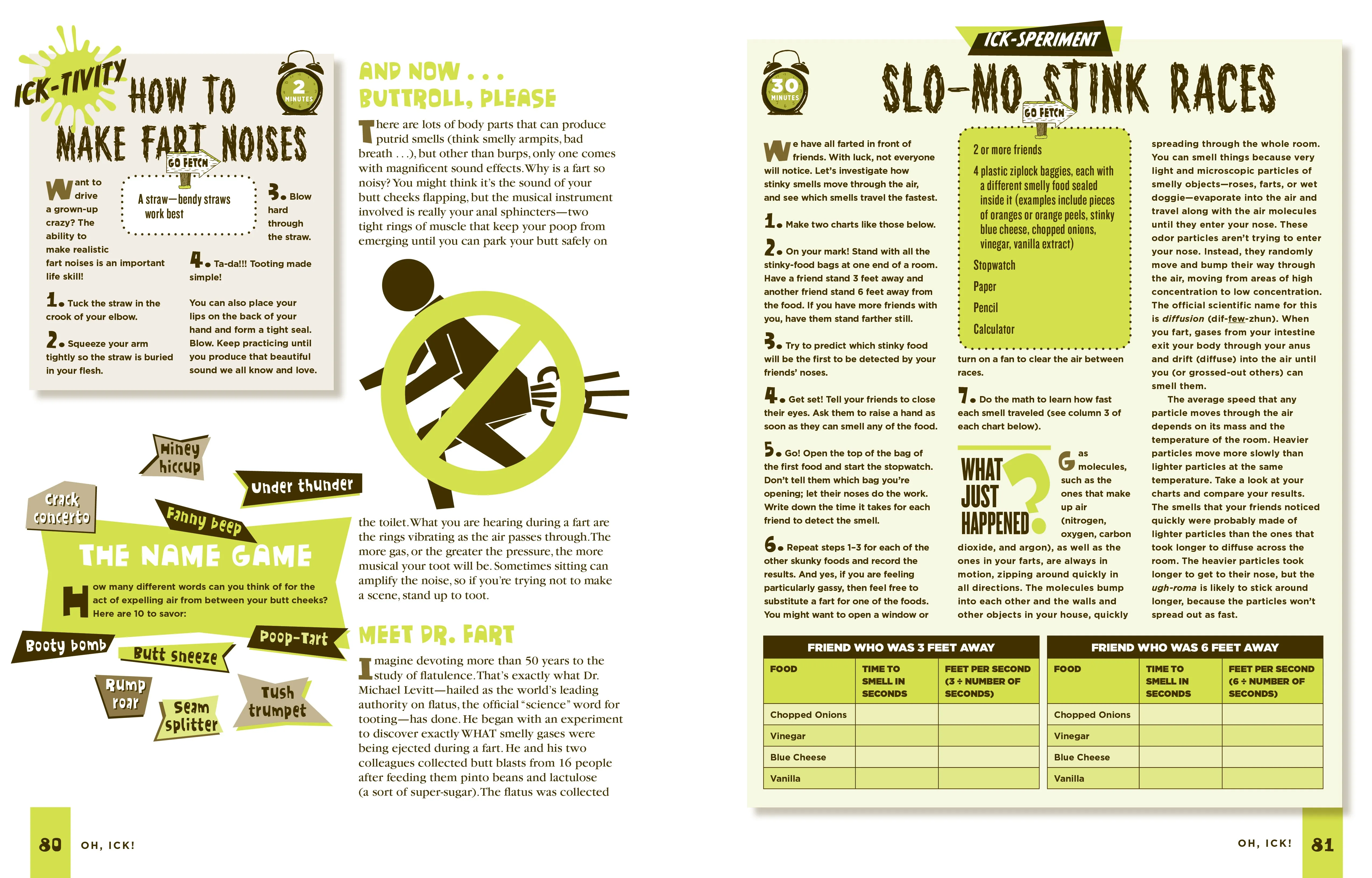 Oh, Ick! - 114 Science Experiments Guaranteed To Gross You Out