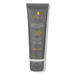 Unsun Mineral Tinted Face Sunscreen Medium/Dark